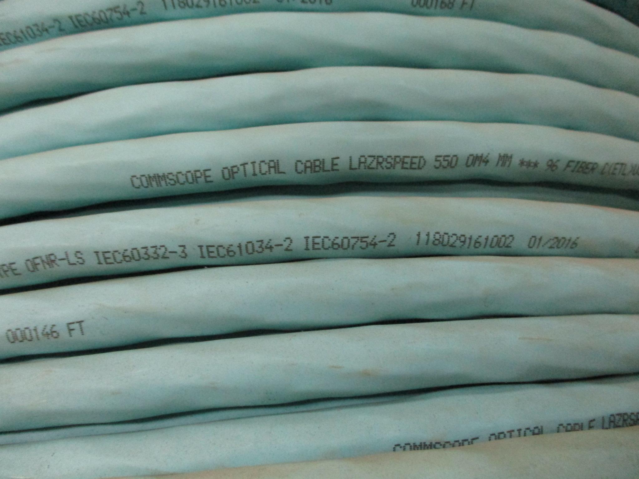 Commscope Fiber Optic Cable Roll 96 Fiber MultiMode (200 ft.) T116112